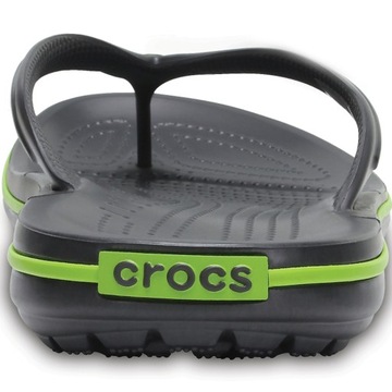 Klapki Crocs Crocband Flip grafitowo-zielone 11033 0A1 37-38