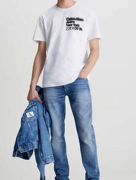 Calvin Klein Jeans t-shirt Blurred Address Logo bi