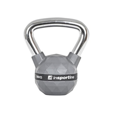HANTEL GUMOWANY inSPORTline Kettlebell STAL 10kg