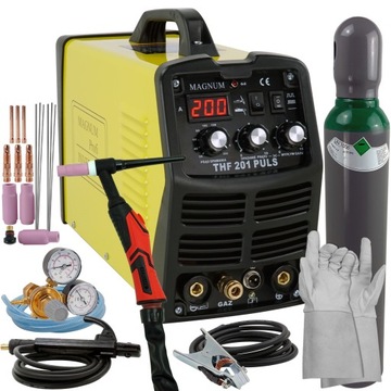 SPAWARKA TIG DC Magnum THF 200 A puls HF zestaw