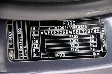 Ford S-Max I Van Facelifting 2.2 Duratorq TDCi DPF 200KM 2011 INDIVIDUAL, Webasto, Panorama, Bi Ksenon, Kamera, Skóra, Navi, GWARANCJA, zdjęcie 39