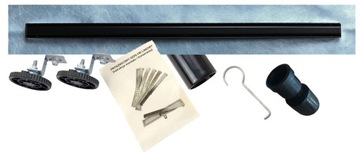 LINEAR DRAIN SLIM 80 ЧЕРНЫЙ УЗКИЙ ПОВОРОТНЫЙ