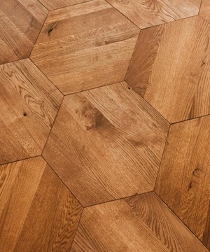 Деревянные настенные панели шестигран