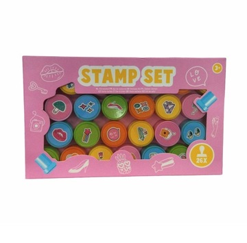 НАБОР МАРОК ДЛЯ ДЕТЕЙ, КРУГЛЫЕ МАРКИ, НАБОР ИЗ 26 ШТ. ДЛЯ ИГРЫ