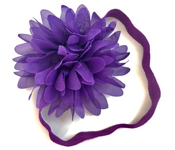 OZDOBNA OPASKA NA GŁOWĘ DLA DZIECI - Z GUMKĄ