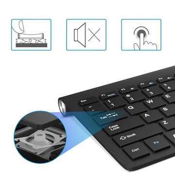 НАБОР КЛАВИАТУРА + БЕСПРОВОДНАЯ МЫШЬ SLIM PRO