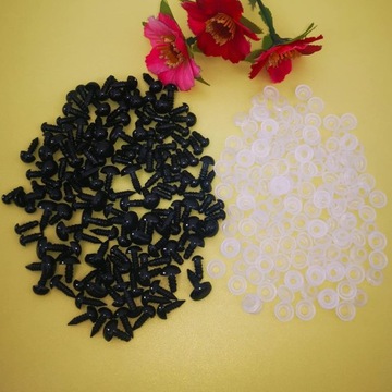 151X БЕЗОПАСНАЯ ЗАМЕНА ГЛАЗА ГЛАЗА НОСЫ ДЛЯ ПЛЮШЕВЫХ ИГРУШЕК-МАСКОТОВ МЕДВЕДЯ