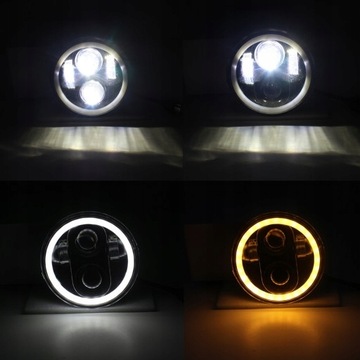 ФАРА МОТОЦИКЛА ПЕРЕДНЯЯ ФОНАРЬ H4 LED 5,75 дюйма