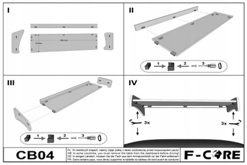 Длинная полка TIR FIAT DUCATO III 07/2006 - полки