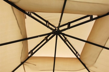 Беседка-палатка САДОВЫЙ ПАВИЛЬОН 3Х3М МАССОВЫЙ АЛЮМИНИЙ