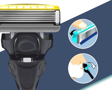 Zestaw do Golenia WILKINSON Hydro 5 Skin Advanced 5x Wkłady + Rączka