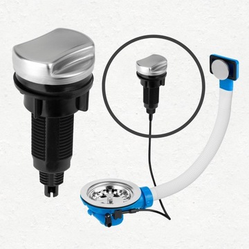 Ручка автоматического сифона для раковины