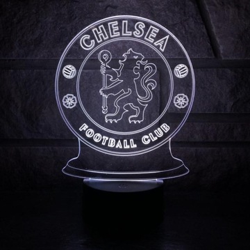 CHELSEA FC 3D LED ночник + Пульт дистанционного управления