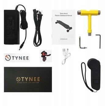 Электрический скейтборд Tynee Mini с 3 ремнями | 393Wh |Шортборд| колеса 105 мм