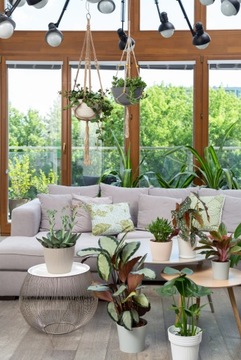 Doniczka osłonka Magnolia Jumper 110 Lamela Biały