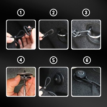 СЕТКА ДЛЯ БАГАЖНИКА АВТОМОБИЛЯ 6 АВТОМОБИЛЬНАЯ СЕТКА-ОРГАНИЗАТОР