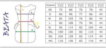 KLASYCZNY FARTUCH WIELOBRANŻOWY r. 4XL