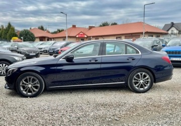Mercedes Klasa C W205 Limuzyna 200 BlueTEC 136KM 2016 Mercedes-Benz Klasa C Avantgarde C200 136KM Full Led skory PDC Navi niski, zdjęcie 4