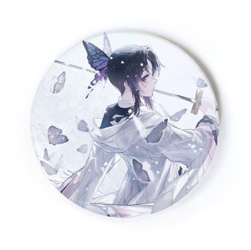 Przypinka anime Demon Slayer Shinobu 58 mm