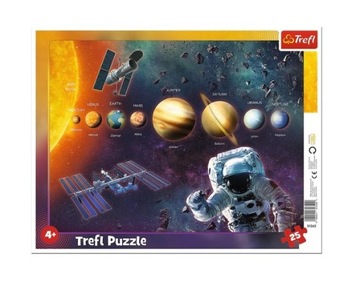Puzzle ramkowe Układ Słoneczny 25 elementów