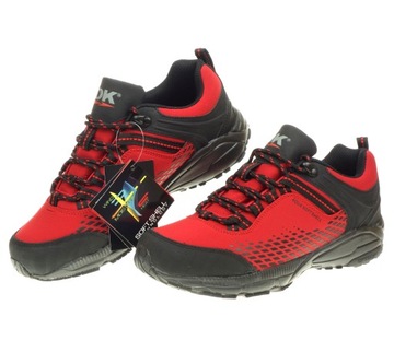 Buty Trekkingowe DK TECH PRINCE SoftShell OUTDOOR Sportowe Red 38