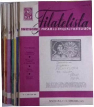 Filatelista nr 1-12,14-23 z 1973 roku