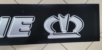 Chlapacz fartuch naczepy przyczepy KRONE czarny - silver korony