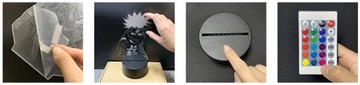 3D СВЕТОДИОДНАЯ РОЗА НОЧНИК РАЗЛИЧНЫХ ЦВЕТОВ ПУЛЬТ ДИСТАНЦИОННОГО УПРАВЛЕНИЯ