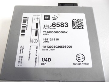 MODUL U4D 13426583 OPEL ZAFIRA C TOURER