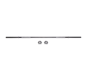 GRYF PROSTY Z GWINTEM I ZACISKAMI UNDERFIT 180 CM