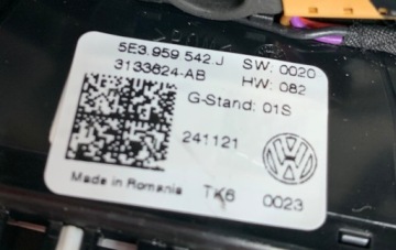 K68 SKODA OCTAVIA IV РУЛЕВОЕ КОЛЕСО С ПОДОГРЕВОМ ЛЕЗВИЙ 5E3419093BB