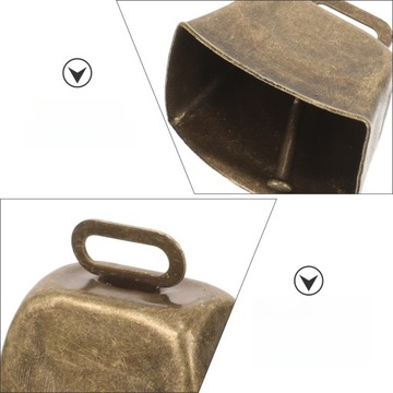 Старый металлический коровий колокольчик