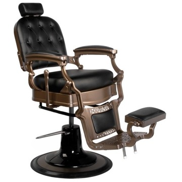 GABBIANO FOTEL BARBERSKI OLD ERNESTO CZARNY