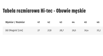 BUTY sportowe męskie trekingowe górskie NISKIE WODOODPORNE Hi-Tec r. 46