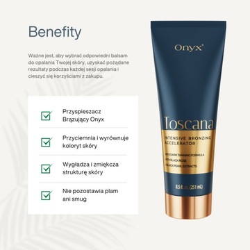 Onyx Toscana Двойной укрепляющий бронзирующий ускоритель загара