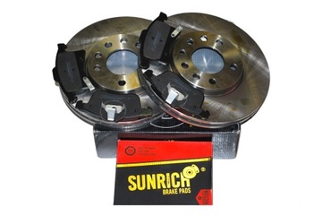 TARCZE KLOCKI PRZÓD do OPEL MERIVA A B 280mm 5śrub