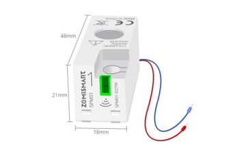 Измеритель тока энергии 1-фазный двунаправленный трансформатор 63А ZigBee TUYA