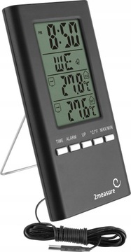 Stacja pogody elektroniczna Termometr z zegarem