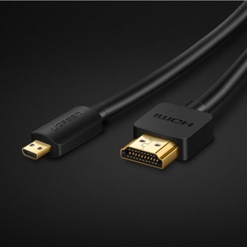КАБЕЛЬ HDMI UGREEN STRONG - MICRO HDMI 19 PIN 2.0V 4K 60HZ 30AWG 1.5M