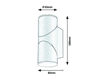 Настенный светильник Belfast антрацитовый