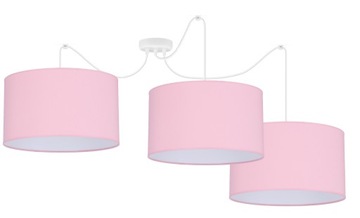 LAMPA ŻYRANDOL PAJĄK RÓŻOWA SUFITOWA WISZĄCA LED