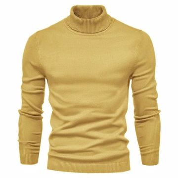 Men's solid color pullover sweater foreign trade h