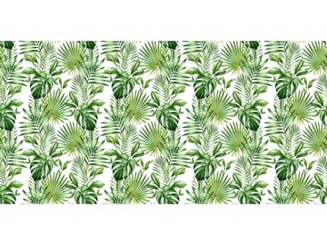 Mata ochronna do biura 120x60 Tropikalne liście