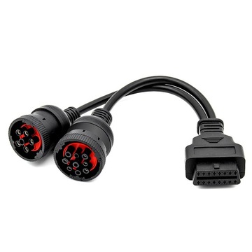 Podwójny adapter J1939 + J1708 / OBD-2 maszyny
