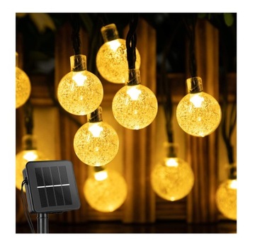 Girlanda solarna ogrodowa lampki solarne LED