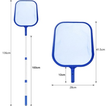 ТЕЛЕСКОПИЧЕСКИЙ БАССЕЙН ДЛЯ БАССЕЙНА 136 СМ С УДАЛЕНИЕМ ЛИСТОСТЕЙ