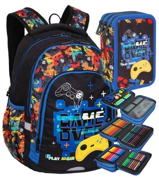 CoolPack PLECAK SZKOLNY PRIMER GAME COLORINO+PIÓRNIK