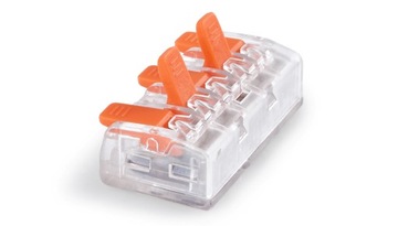 БЫСТРОРАЗЪЕМНЫЙ СОЕДИНИТЕЛЬ CMK-635 0,2 до 4,0 мм² 5 ЗАЖИМОВ - 50 ШТ.