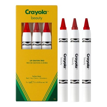 Crayola beauty 3x kredka do ust PERFECT REDS