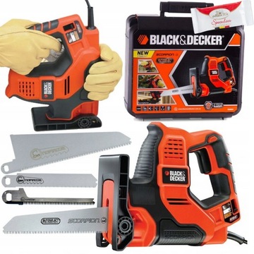PILARKA SZABLOWA WYRZYNARKA 3W1 BLACK DECKER RS890K